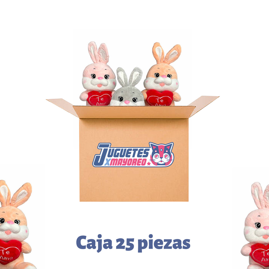 Paquete Conejitos Love, Caja con 25 Piezas